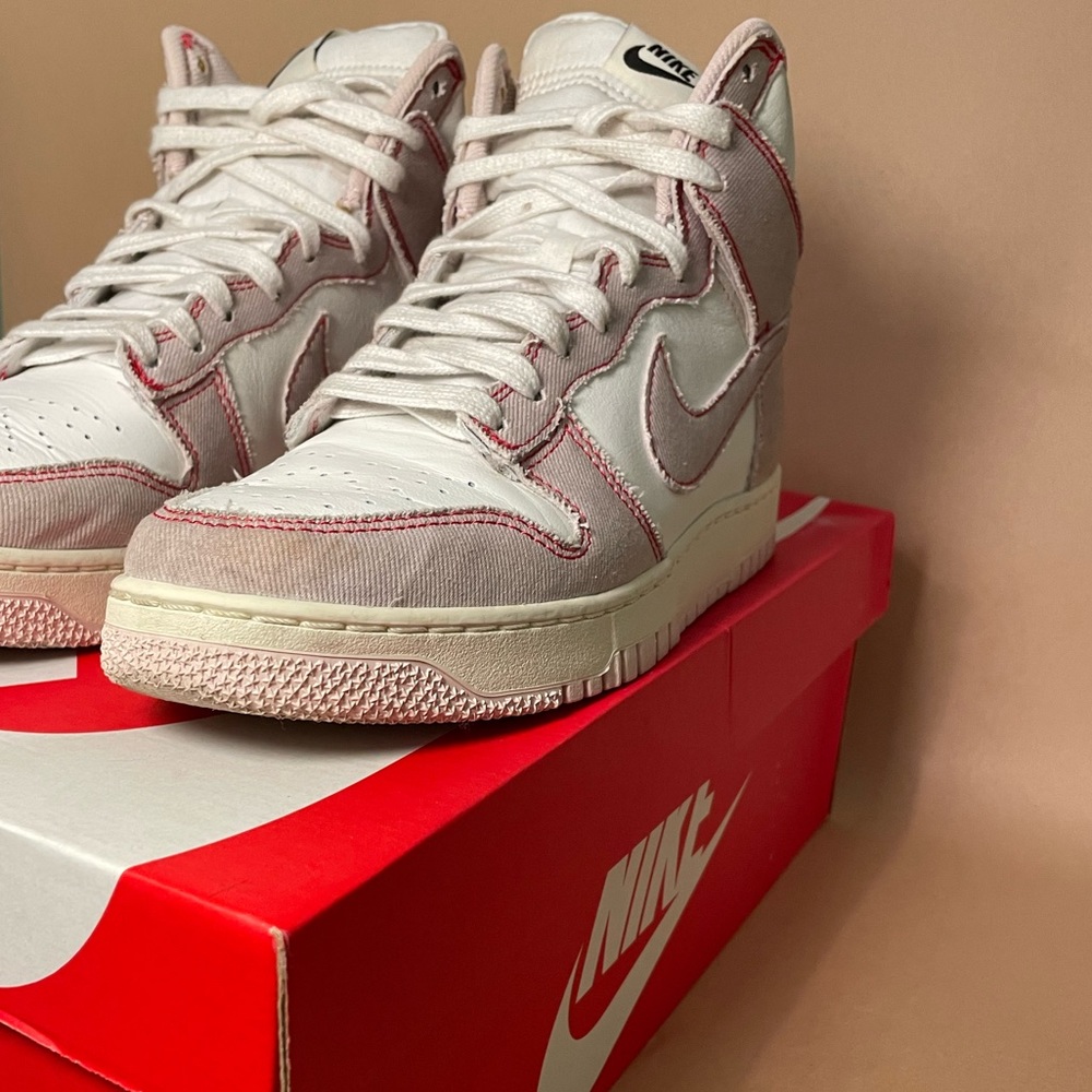 Nike Dunk Hi 1985. Summit White / Barely Rose. Women’s Size 8.5